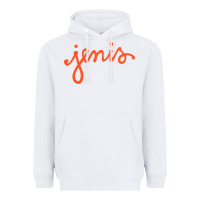 White Jenis Ice Creams Heavyweight Hoodie - linhVisuals