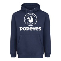 Navy Popeyes Heavyweight Hoodie - linhVisuals
