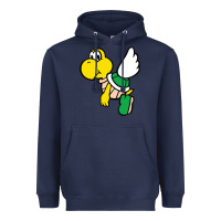 Navy koopa troopa Heavyweight Hoodie - linhVisuals