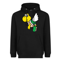 Black koopa troopa Heavyweight Hoodie - linhVisuals