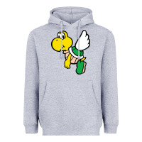 Heather Grey koopa troopa Heavyweight Hoodie - linhVisuals