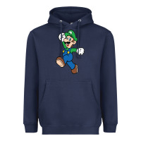 Navy luigi Heavyweight Hoodie - linhVisuals