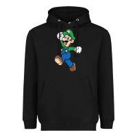Black luigi Heavyweight Hoodie - linhVisuals