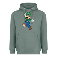 Sage luigi Heavyweight Hoodie - linhVisuals
