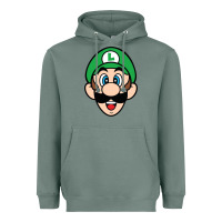 Sage luigi Heavyweight Hoodie - linhVisuals