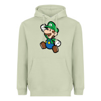 Matcha paper luigi Heavyweight Hoodie - linhVisuals