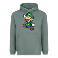 Sage paper luigi Heavyweight Hoodie - linhVisuals