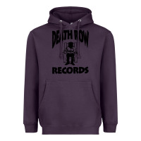 Plum death row record Heavyweight Hoodie - linhVisuals