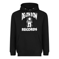 Black death row record Heavyweight Hoodie - linhVisuals