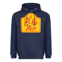 Navy el pollo loco Heavyweight Hoodie - linhVisuals