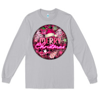 Moon Dust pink merry christmas Long Sleeve Tee - FaDigitalArtStudio