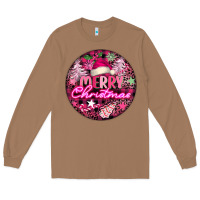 Toasted Coconut pink merry christmas Long Sleeve Tee - FaDigitalArtStudio