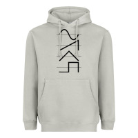 Moon Dust vintage analog synthesizer techno waveform   synth nerd raglan basebal Heavyweight Hoodie - linhVisuals