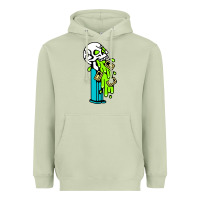 Matcha skull pez Heavyweight Hoodie - linhVisuals