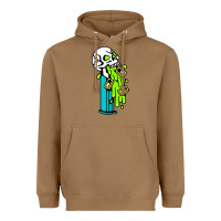 Toasted Coconut skull pez Heavyweight Hoodie - linhVisuals