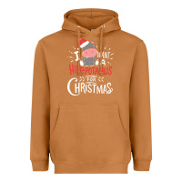 Meerkat i want hippopotamus for christmas hippo xmas gift Heavyweight Hoodie - linhVisuals