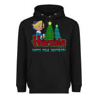 Black hermie the elf dentistry    rudolph the red nosed reindeer Heavyweight Hoodie - linhVisuals