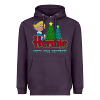 Plum hermie the elf dentistry    rudolph the red nosed reindeer Heavyweight Hoodie - linhVisuals