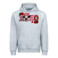 Heather Grey xoxo calf Urban Hoodie - RanaPortraitStore
