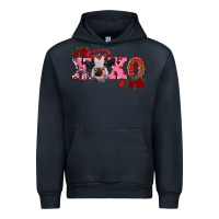 Navy xoxo calf Urban Hoodie - RanaPortraitStore