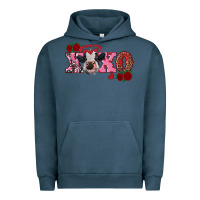Pigment Midnight Navy xoxo calf Urban Hoodie - RanaPortraitStore