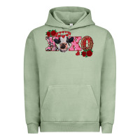 Pigment Oil Green xoxo calf Urban Hoodie - RanaPortraitStore