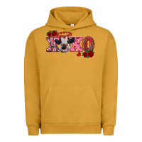 Pigment Peanut Butter xoxo calf Urban Hoodie - RanaPortraitStore