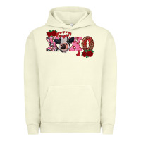 Pigment Pistachio xoxo calf Urban Hoodie - RanaPortraitStore