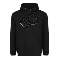 Black oreo lover Heavyweight Hoodie - linhVisuals