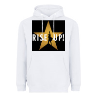 White rise up! hamilt musical broadway Heavyweight Hoodie - linhVisuals