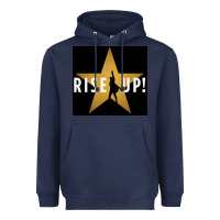Navy rise up! hamilt musical broadway Heavyweight Hoodie - linhVisuals