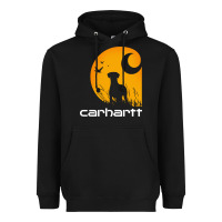 Black carhartt vintage Heavyweight Hoodie - linhVisuals