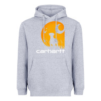 Heather Grey carhartt vintage Heavyweight Hoodie - linhVisuals