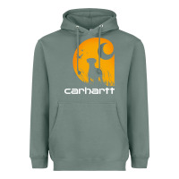 Sage carhartt vintage Heavyweight Hoodie - linhVisuals
