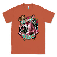 Copper Let's go Girl's Cowboy boots Classic Tee - HowdyJamesFarm