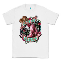 Let's Go Girl's Cowboy Boots Classic Tee | Teevron