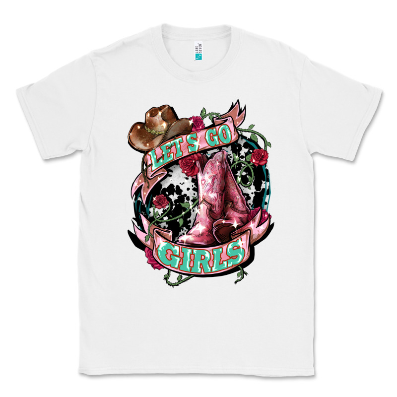 Let's Go Girl's Cowboy Boots Classic Tee by HowdyJamesFarm | Teevron