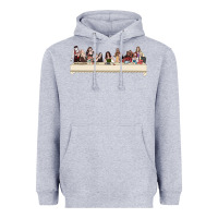Heather Grey the last supper of the real housewives Heavyweight Hoodie - linhVisuals