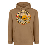 Toasted Coconut ski doo vintage snowmobiles Heavyweight Hoodie - linhVisuals
