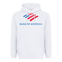 White bank of america Heavyweight Hoodie - linhVisuals
