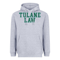 Heather Grey tulane law school Heavyweight Hoodie - linhVisuals