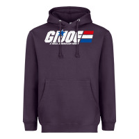 Plum distressed army green gi joe Heavyweight Hoodie - linhVisuals