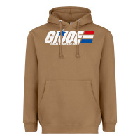 Toasted Coconut distressed army green gi joe Heavyweight Hoodie - linhVisuals