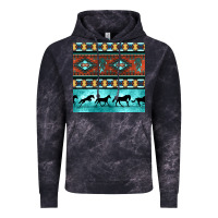 Cloud Black native american aztec seamless pattern Vintage Hoodie - BundleAndBundleShop