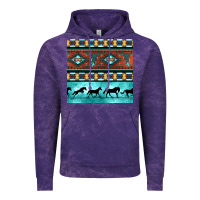 Cloud Purple native american aztec seamless pattern Vintage Hoodie - BundleAndBundleShop