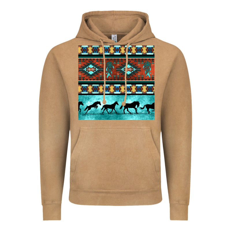 Native American Aztec Seamless Pattern Vintage Hoodie by BundleAndBundleShop | Teevron