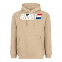 Mushroom distressed army green gi joe Heavyweight Hoodie - linhVisuals