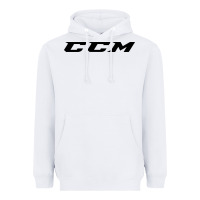 White c c m hockey Heavyweight Hoodie - linhVisuals