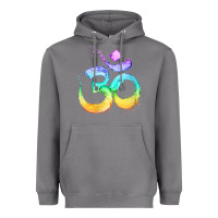 Storm womens om symbol   psy trance goa yoga meditation buddhism buddhist v Heavyweight Hoodie - linhVisuals