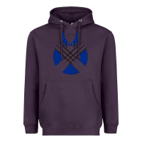 Plum wolverine 5 Heavyweight Hoodie - linhVisuals